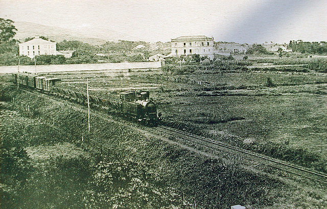 Tren minero a Villaodrid (zona Col. Sgdo Corazn)