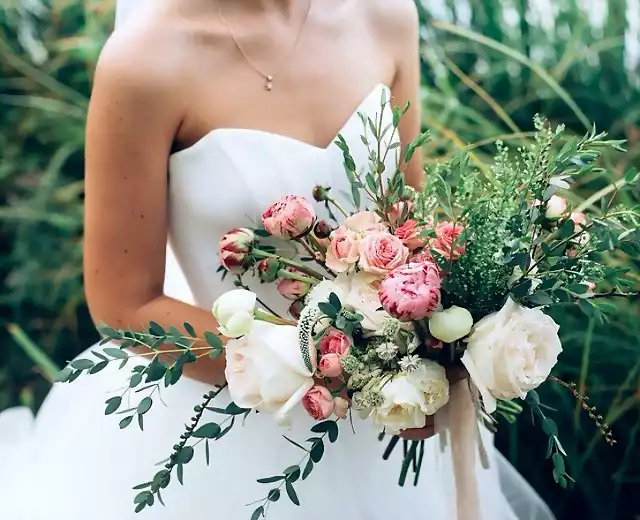 20 Ideas de Ramos Novia y Bouquets para tu boda Romántica (10)