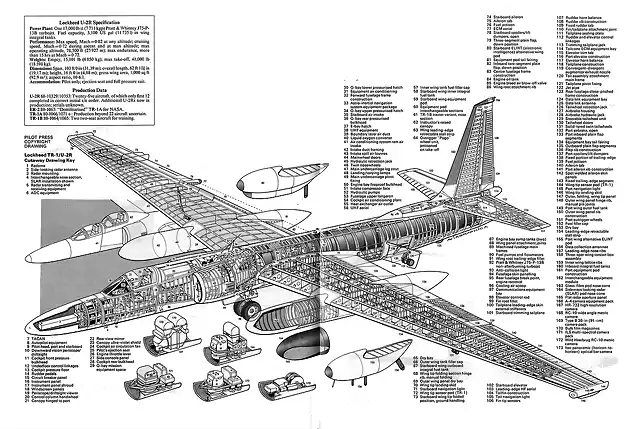 u-2r - cutaway drawing key