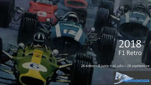 cartel 2018 F1 Retro