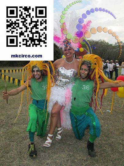 bailarinas samba batucada, circo musica contactar musica mkcirco@gmail.com tel. 7253510 (27)