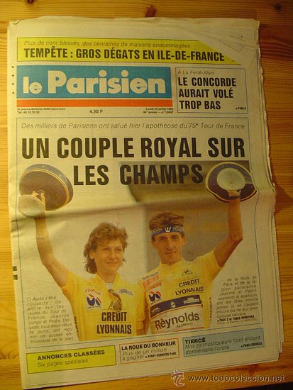 Perico-Portada-Le Parisien 1988