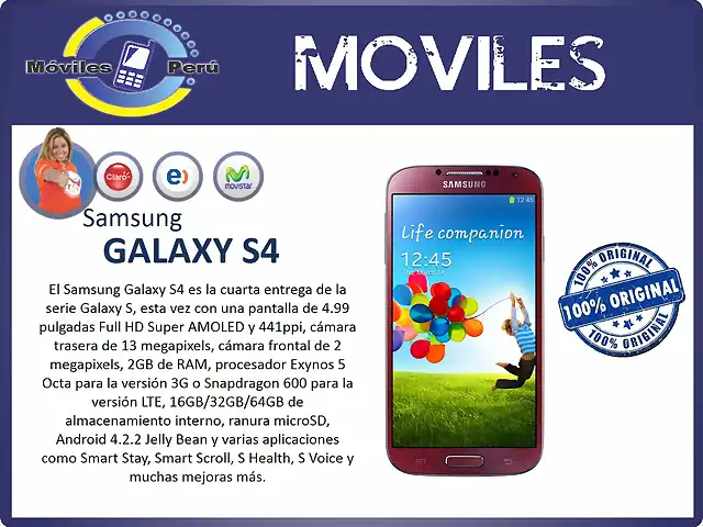 samsung s4 arriba