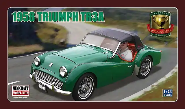 Minicraft Triumph TR3A Rallye 1958