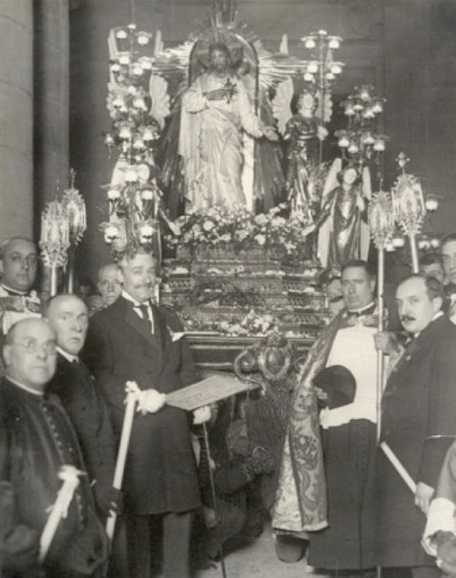 Procesin Sagrado Corazn de Jess Pamplona 1925