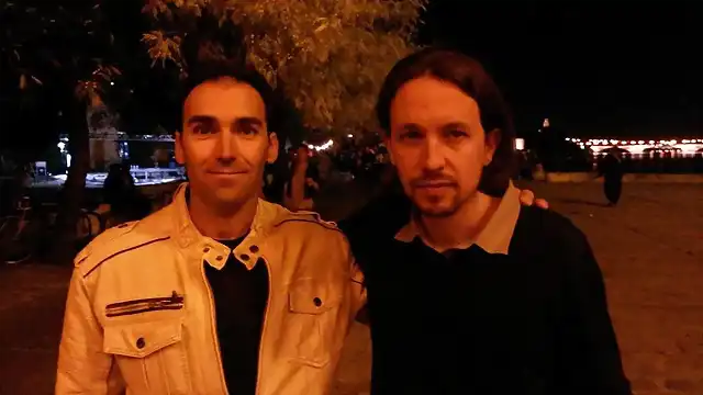 Pablo Iglesias y Juan Fco. Dominguez