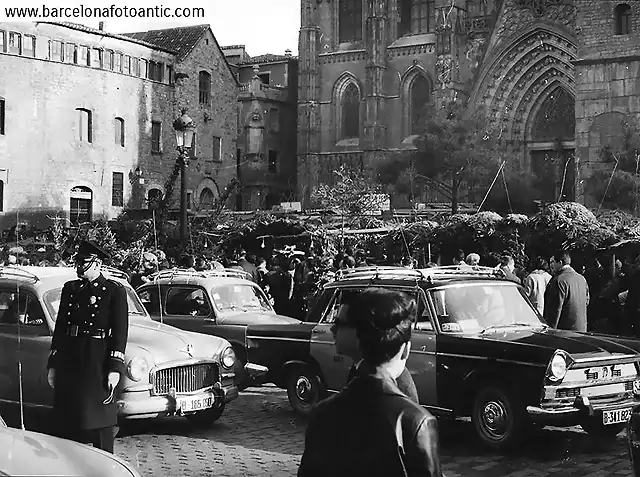 Barcelona pl. Catedral 1965 (2)