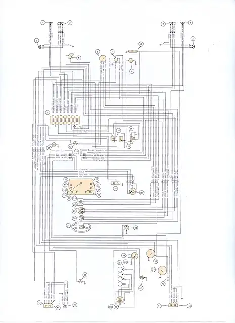 PLANO INSTALACION ELECTRICA FIAT 133