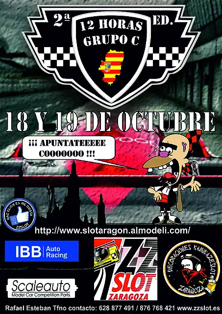 Cartel 12h Grupo C 2014jp