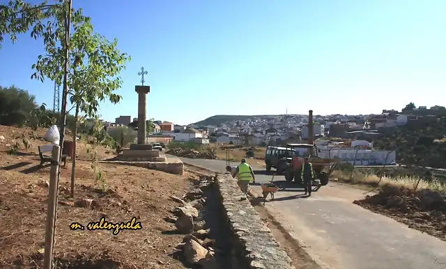 05, obras en la Cruz 5, marca