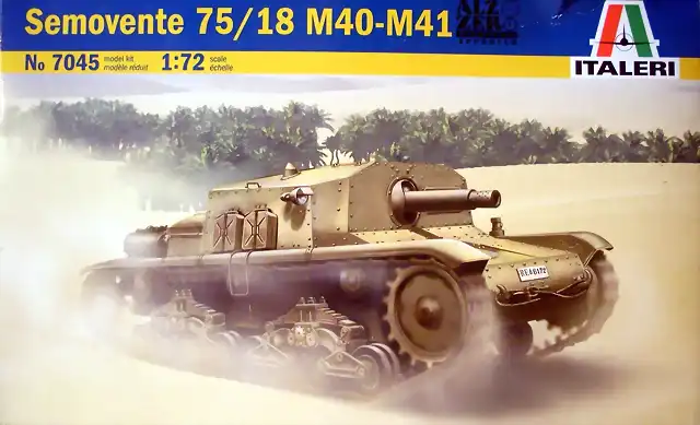 Italeri - Semovente 75-18 M40-M41 - 1-72