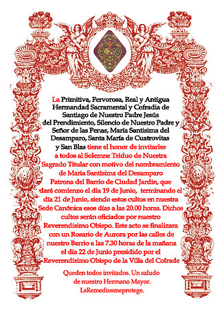 Triduo y Rosario Patrona