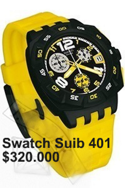 Z. Swatch Plastic Suib401 $320.000