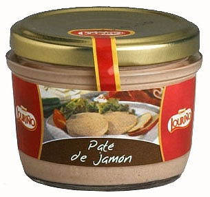 Pate vidrio jamon 125grs