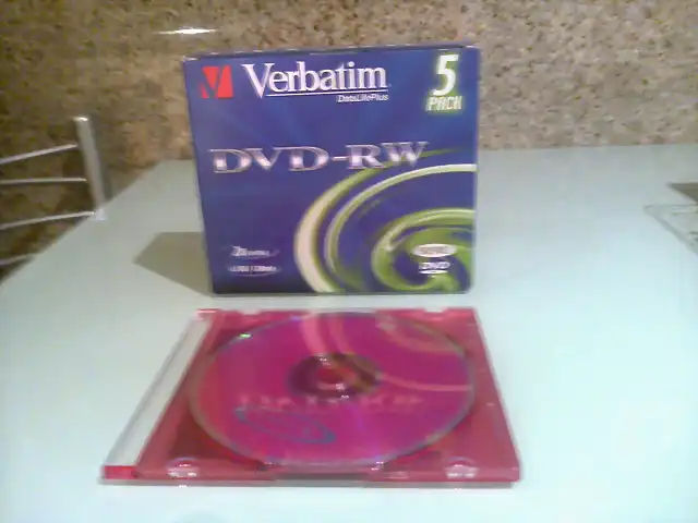 DVD RW VERBATIM COLORES