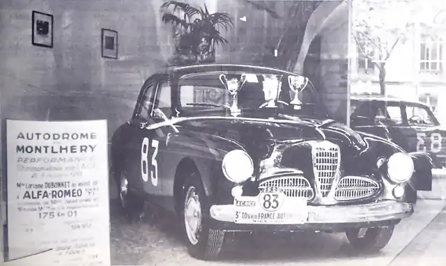 Alfa Romeo 1900 TI  -  TdF'53 - Dubonnet-Dubonnet