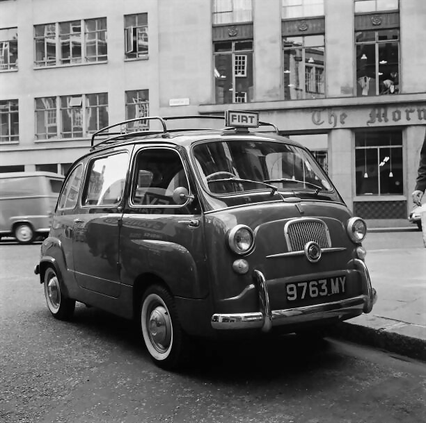 London - Fiat 600 Multivan, Taxi, 1963