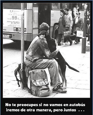 Si perdemos el autobus...iremos juntos siempre