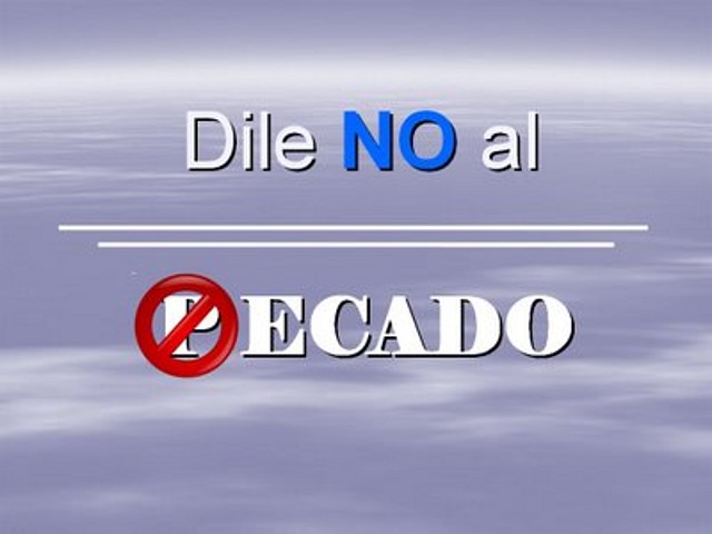 No al pecado No al pecado