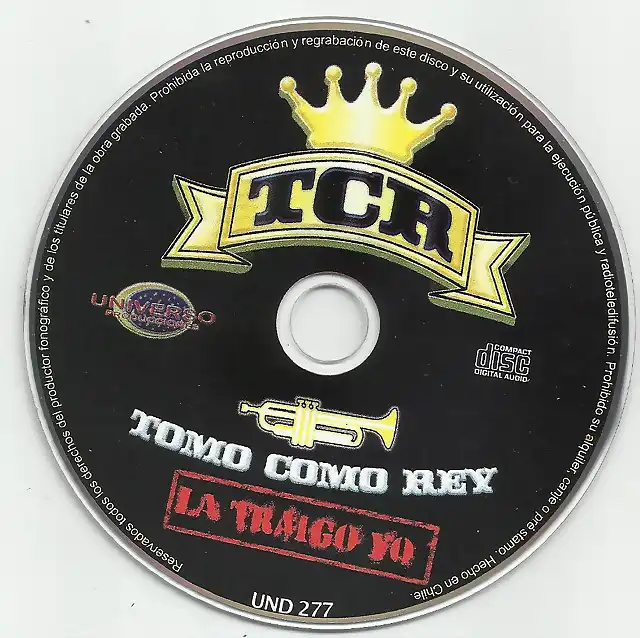 Tomo Como Rey - La Traigo Yo (2008) Cd