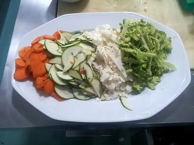 Verduras troceadas