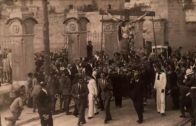 procesion Cristo navegante 1918 Mallorca