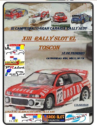 CARTEL XIII RALLY EL TOSCON