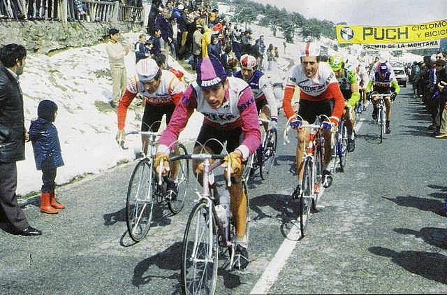 VUELTA 1981-REGIS CLERE-RUPEREZ-JORGEN MARCUNSEN-PINO-PUJOL.