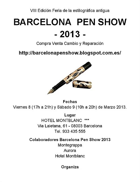 barcelona penshow 2013