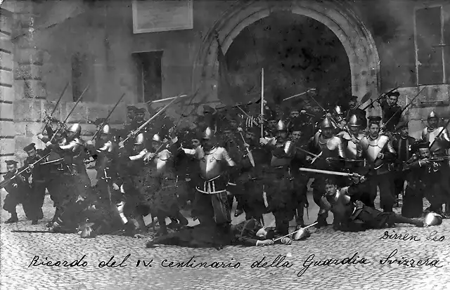 guardia suiza 1907 aniversario