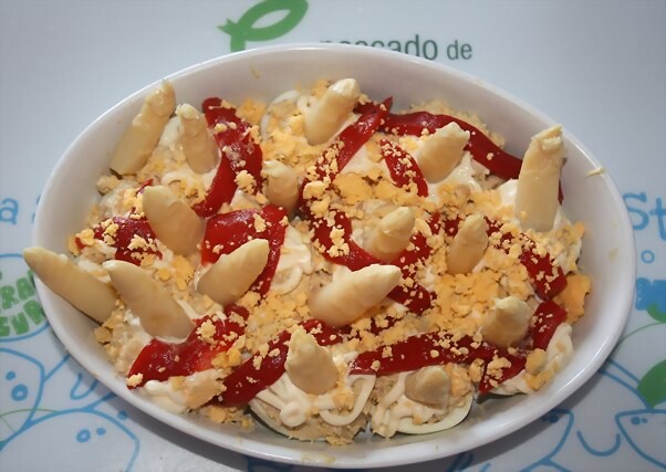 Huevos con puntas de espárrago Huevos con puntas de espárrago