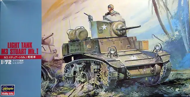 Hasegawa - M3 Stuart Mk.I - 1-72