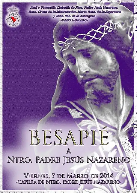 CARTEL BESAPIE NAZARENO