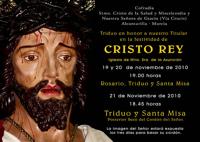 CARTEL CRISTO REY FORO