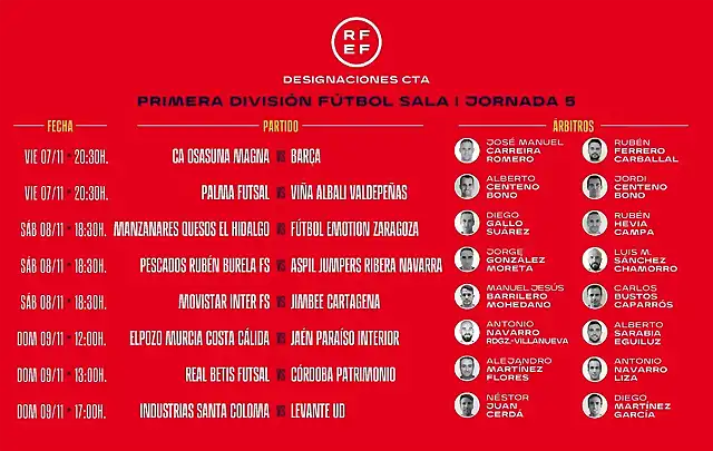 designaciones-arbitrales-primera-futsal-j05