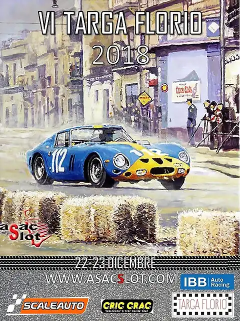 CARTEL TARGA FLORIO 2018 SIN ANY SLOT