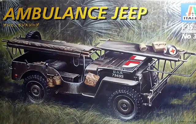 Italeri - Ambulance Jeep - 1-35