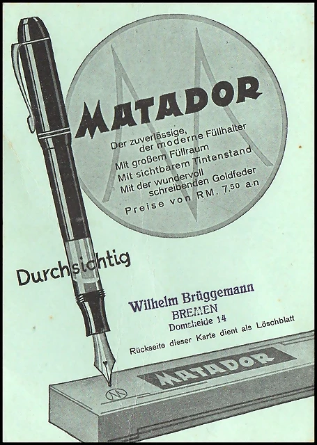 matador durchsichtig