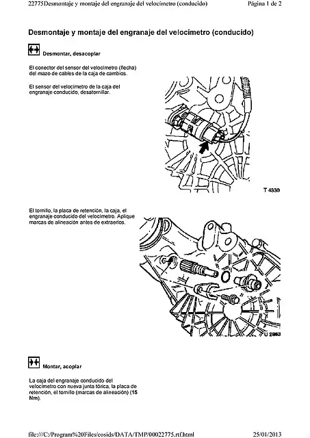 Sensor velocimetro