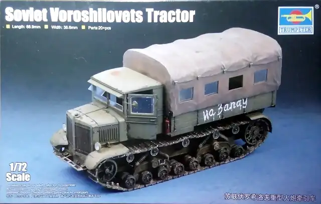 Trumpeter - Soviet voroshillovets Tractor - 1-72