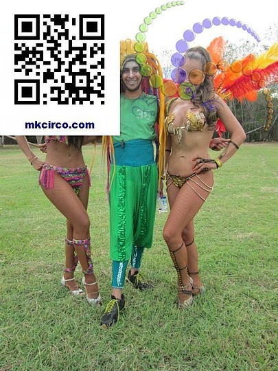 bailarinas samba batucada, circo musica contactar musica mkcirco@gmail.com tel. 7253510 (24)