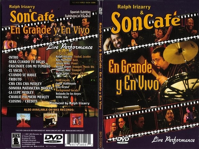 Son Caf - En Vivo - Caratula DVD