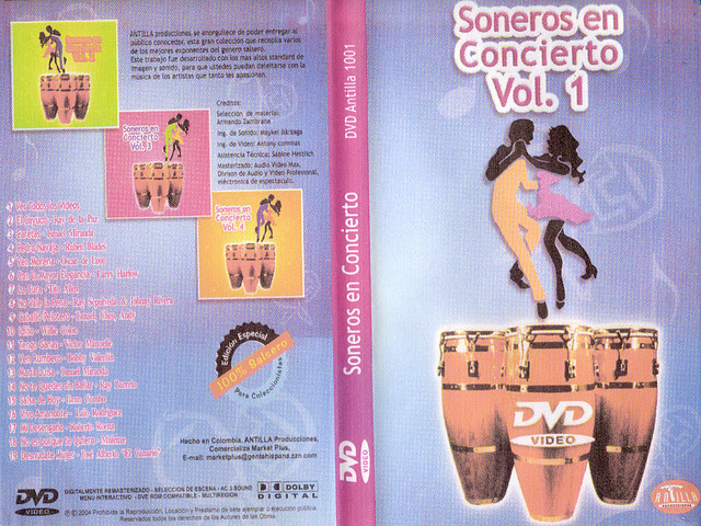 Soneros En Concierto Vol.1 - Caratula DVD