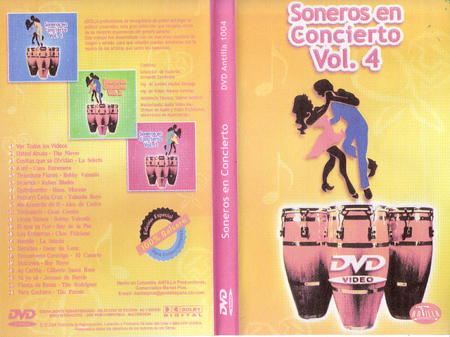 Soneros En Concierto Vol.4 - Caratula DVD