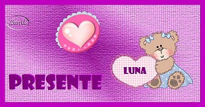 presente luna tarjeta