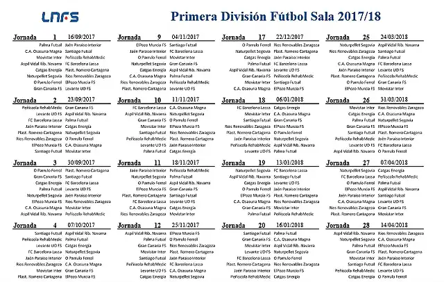 CALENDARIO_PRIMERA_DIVISION_LNFS_2017_18-1