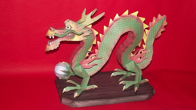 Dragón Chino (Dark Papercraft) by Pendragón