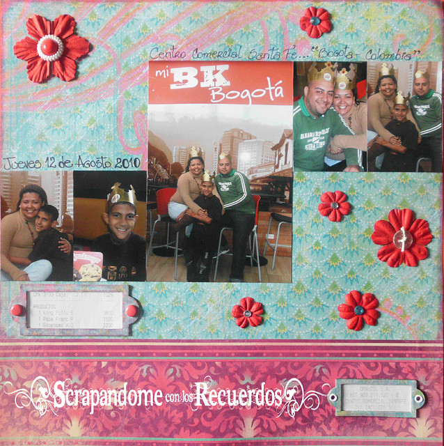 Scrapbooking Page Bogota