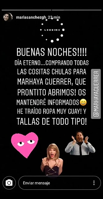 Mar?a IG Stories 30-7-2019 Mar?a IG Stories 30-7-2019