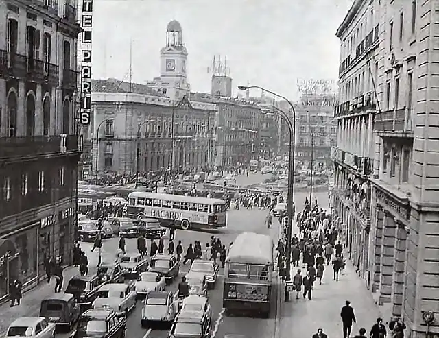 Madrid Puerta del Sol 1971